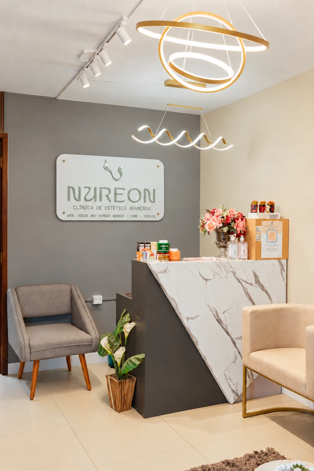 Recepção da Clínica Nureon
